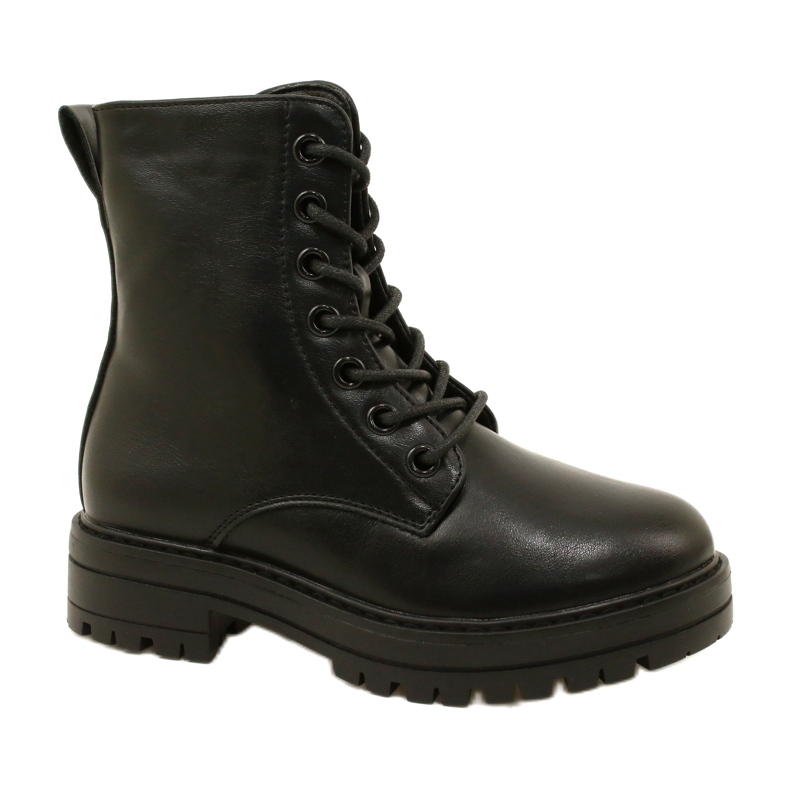 Evento Bottes Miss Zipper à la mode 23DZ35-4235 le noir