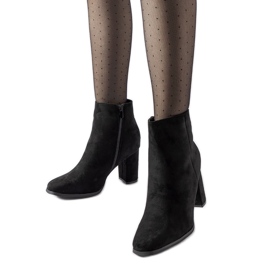 Bottines à talons Torricelli noires