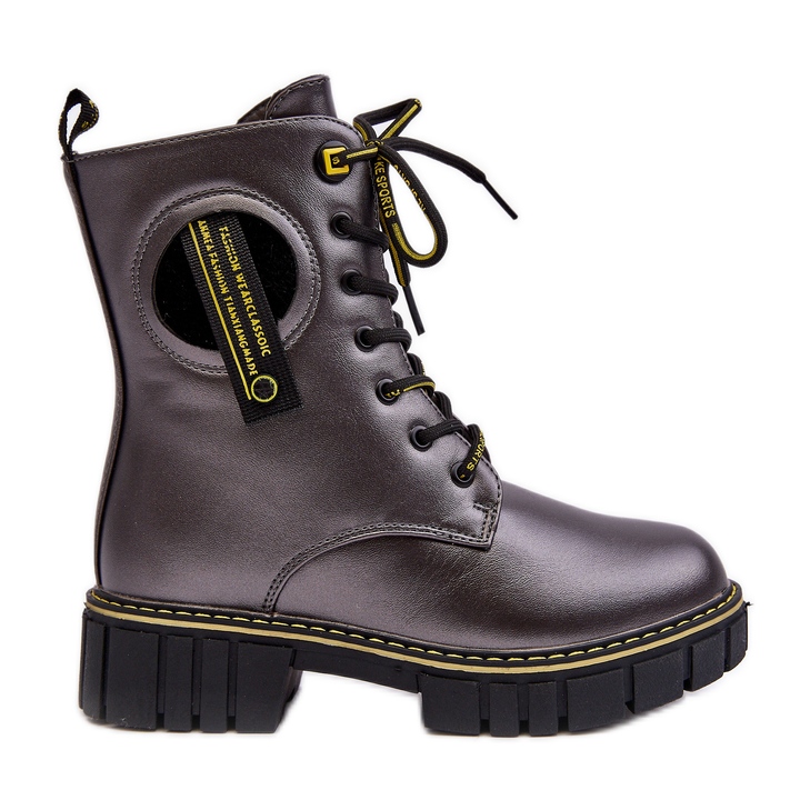 News Bottes Trappeuses Isolées Enfant Gris Iomare