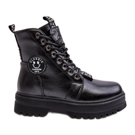 News Bottes De Trappeur Isolées Pour Enfants Noir Conley