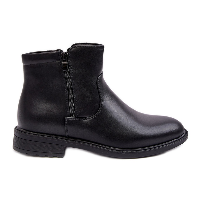 Bottes basses zippées pour hommes noires Brosta le noir Bottes basses zippées pour hommes noires Brosta le noir