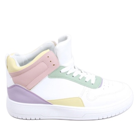 Baskets rose gingembre blanc