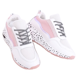 Chaussures de sport femme Milano Pink blanc