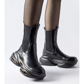 Big Star Bottines à enfiler Sant'Egidio massives noires le noir