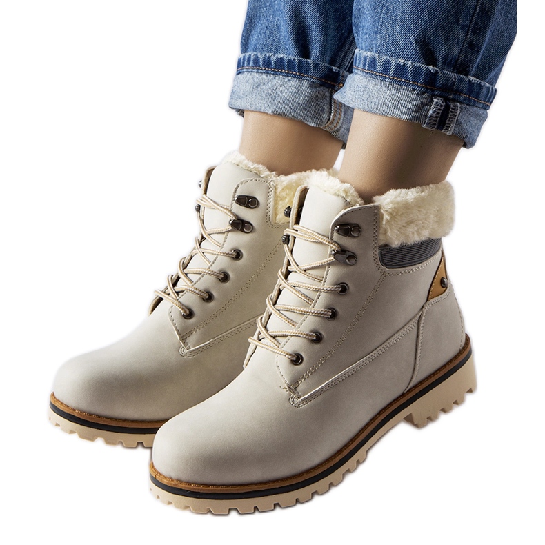 Bottes Montalbino isolées grises