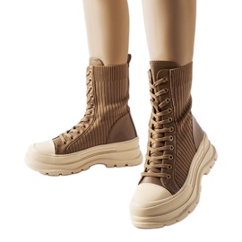 Chaussettes marron à semelle épaisse de Vitto brun Chaussettes marron à semelle épaisse de Vitto brun