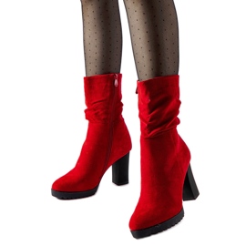 Inna Bottines isolées rouges de Vigilio