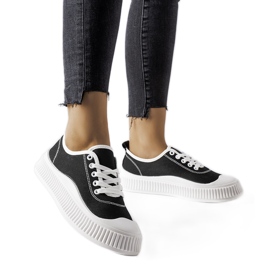 Baskets à plateforme Collepepe noires