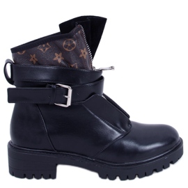 Bottes sur le protecteur Lovato Black noir
