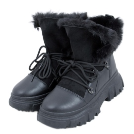 Bottes de neige femme Jarl Noir