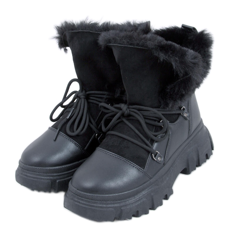Bottes de neige femme Jarl Noir le noir