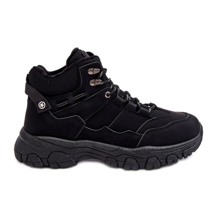 Mckeylor Chaussures de trekking isolées Trappers pour hommes noires Thalinna le noir