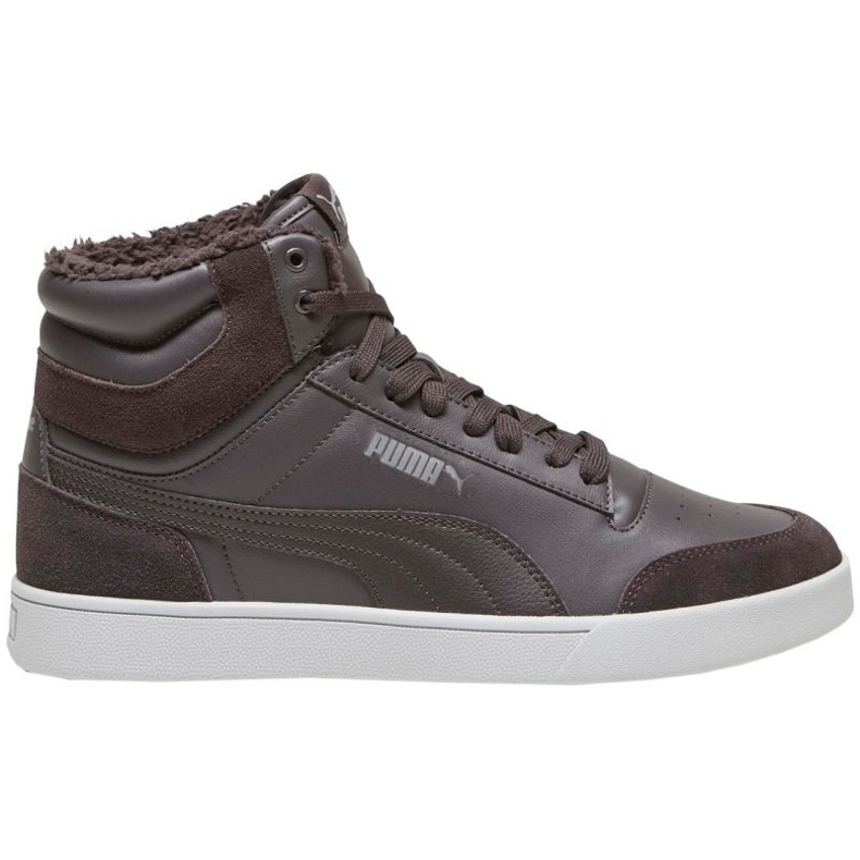 Puma Shuffle Mid Fur Chaussures plates 387609 03 brun Puma Shuffle Mid Fur Chaussures plates 387609 03 brun