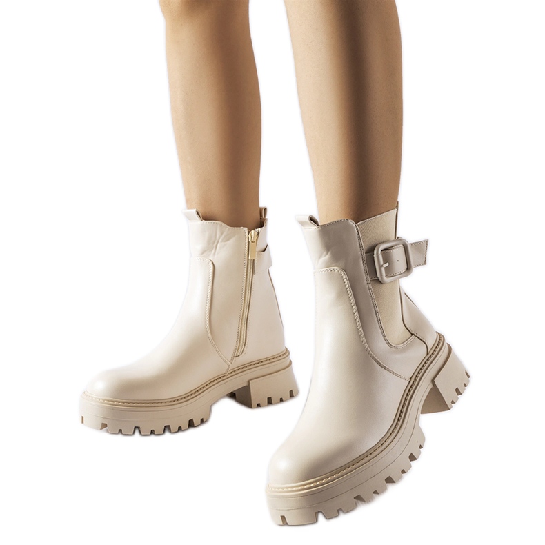 Bottines Parolise isolées beiges