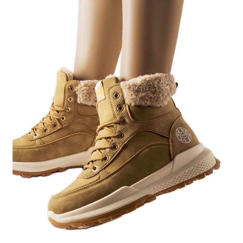 Bottes Lee Cooper LCJ-22-44-1361L marron brun