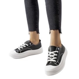 Baskets à plateforme Erbezzo noires