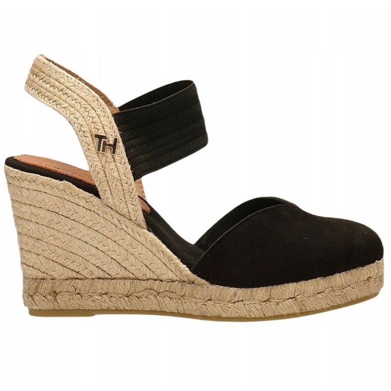 Tommy Hilfiger New Tommy Basic Sandales compensées à bout fermé W FW0FW04775 le noir