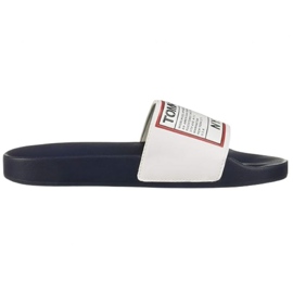 Tommy Hilfiger Tongs Tommy Jeans Patch Pool Slide M EM0EM00470 blanche