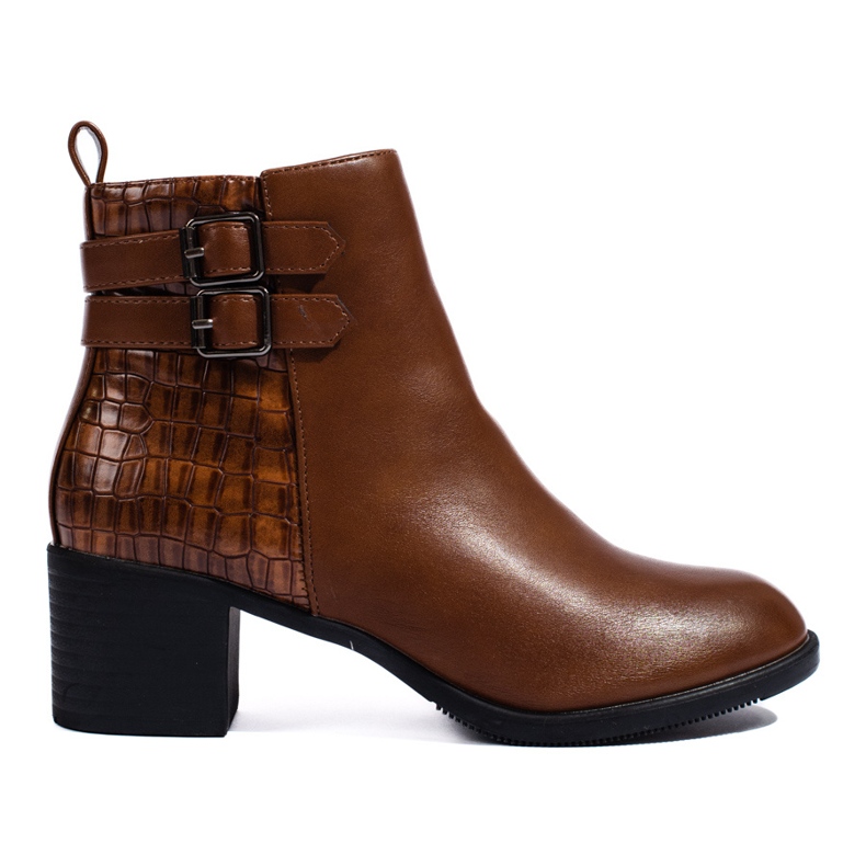 Bottines marron confortables pour femmes par Shelovet brun Bottines marron confortables pour femmes par Shelovet brun