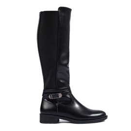 Bottes classiques noires pour femmes par Shelovet