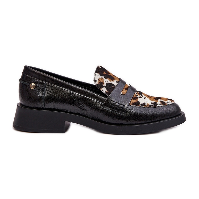 Chaussures en Cuir Mocassins Femme Maciejka 06250-01 Noir le noir