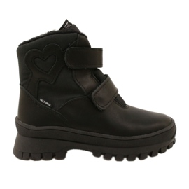 Mazurek Bottes de neige en cuir Boots imperméables le noir