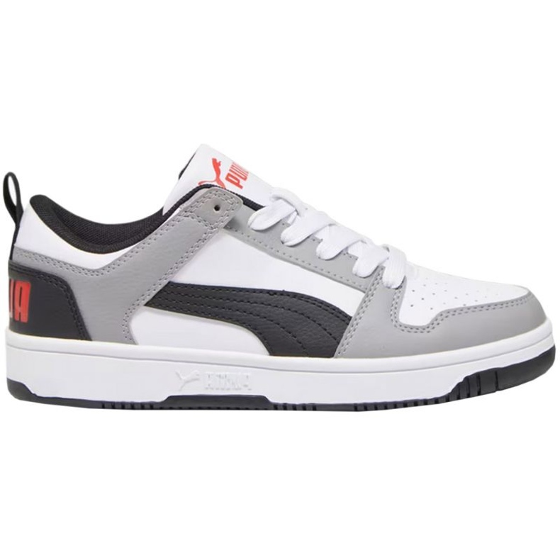 Chaussures Puma Rebound Layup Lo Sl Jr 370490 20 blanche