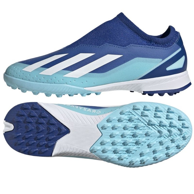 Chaussures de football adidas X Crazyfast.3 Ll Tf IE1500 bleu