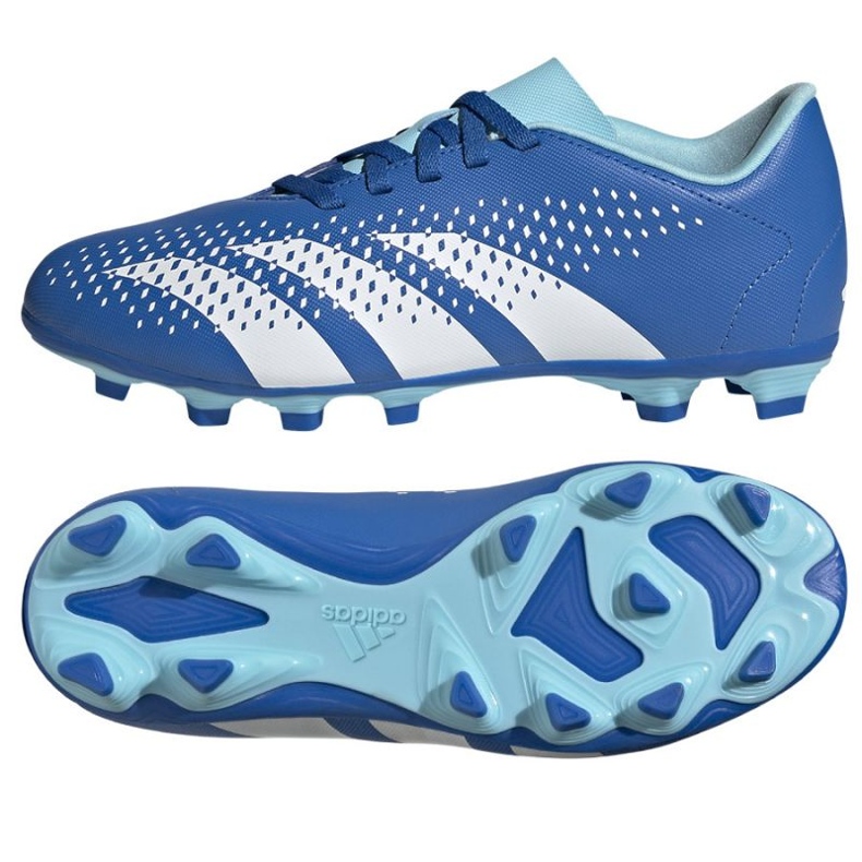 Chaussures de football Adidas Predator Accuracy.4 FxG Jr IE9431 bleu