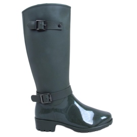 Bottes d'équitation vertes fendues