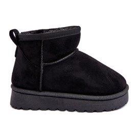 Bottes de neige isolées pour enfants noires Nallita