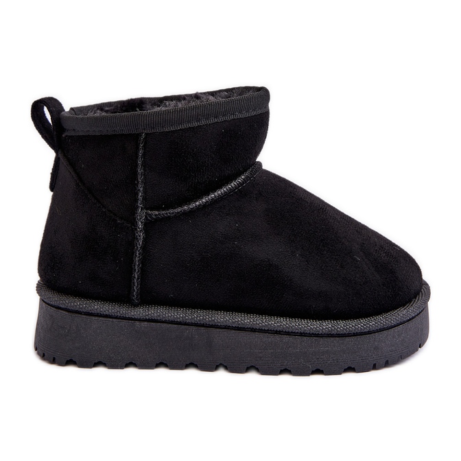 Bottes de neige isolées pour enfants noires Nallita le noir