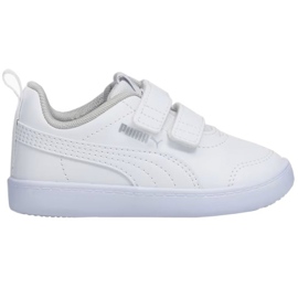Chaussures Puma Courtflex v2 V Inf Jr 371544 04 blanche