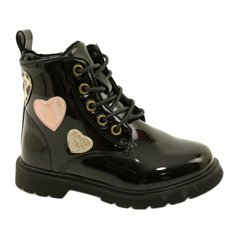Bottes Laquées Miss 23DZ23-6599 le noir