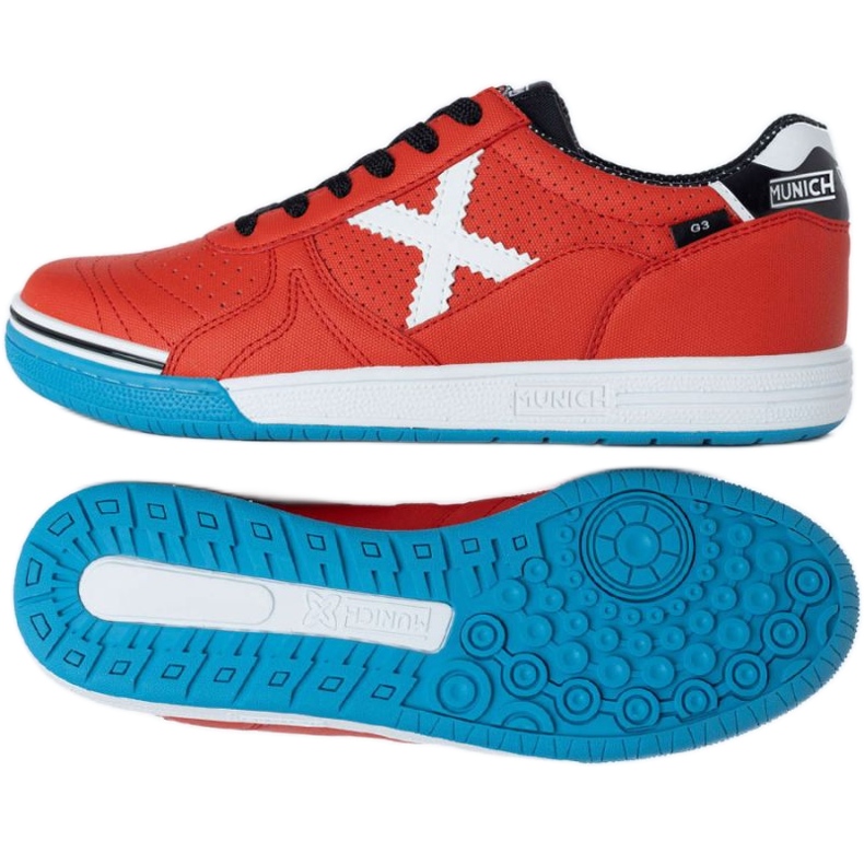 Chaussures de football Munich G-3 Profit 390 In M 3111390 rouge