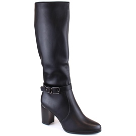 Bottes noires isolées pour femmes de Sergio Leone KZ103