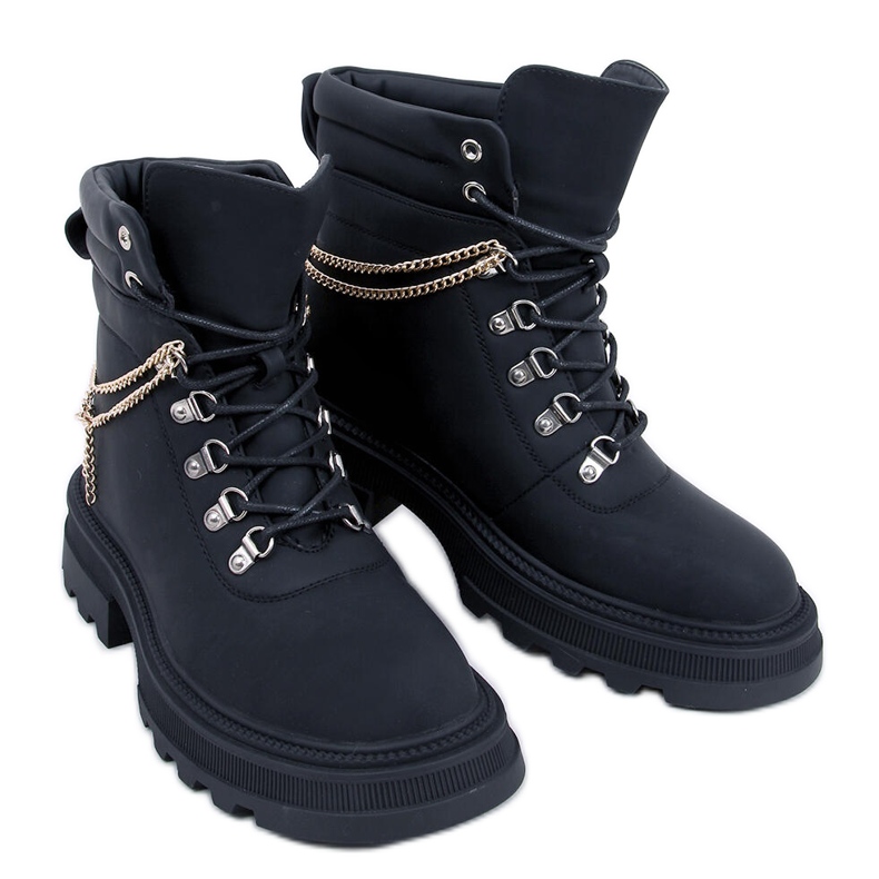 Bottes de trappeur noires Hudson le noir Bottes de trappeur noires Hudson le noir