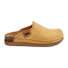 Chaussures d'intérieur pour femmes Inblu DJ000010 pantoufles jaune