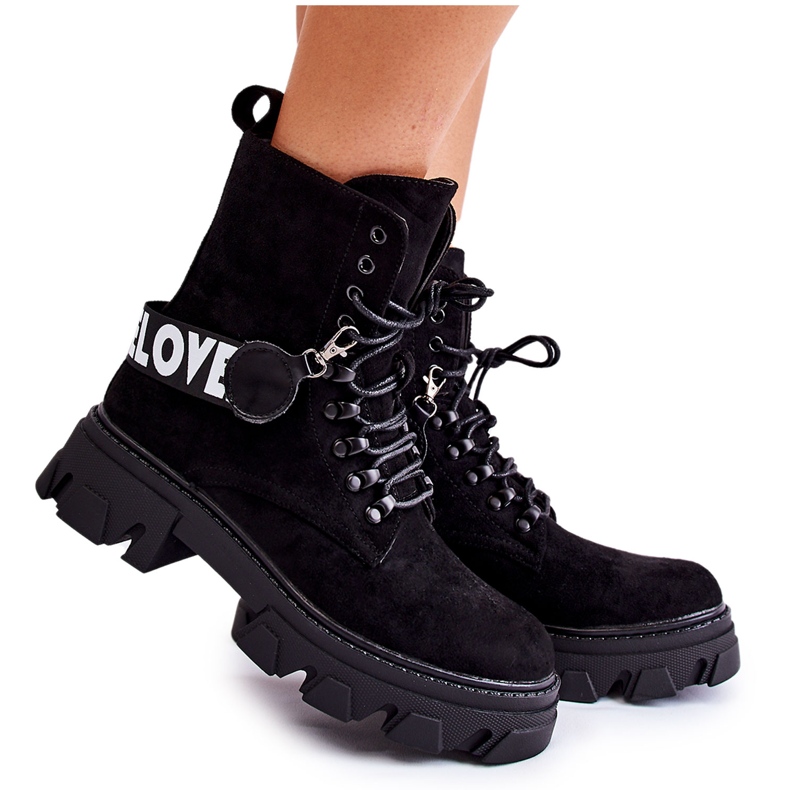 Seastar Bottes hautes en daim avec isolation, noir le noir