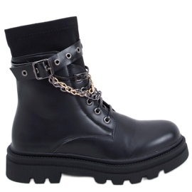Bottes militaires par Steve Black noir