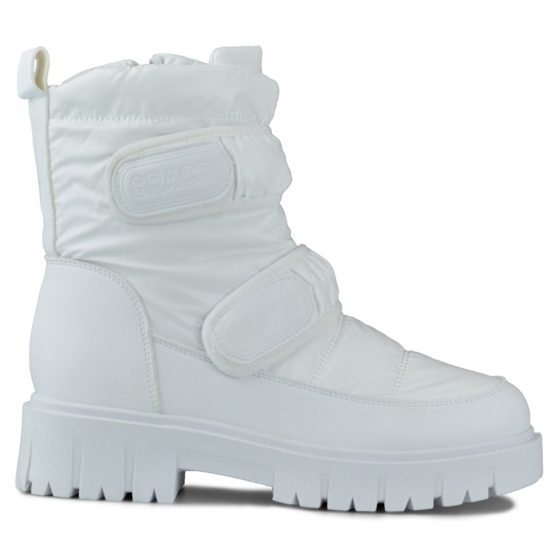 Bottes de neige chaudes pour femmes avec fermeture scratch Laila blanche Bottes de neige chaudes pour femmes avec fermeture scratch Laila blanche