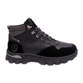Chaussures de Trekking Trapper à Lacets Homme Noir Salomene