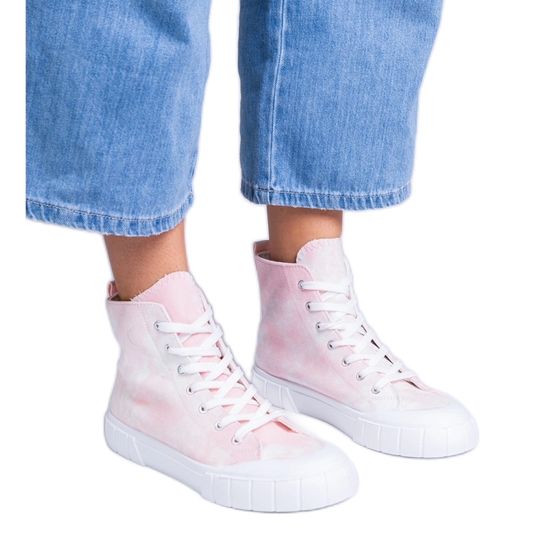 Inna Baskets montantes Citta roses