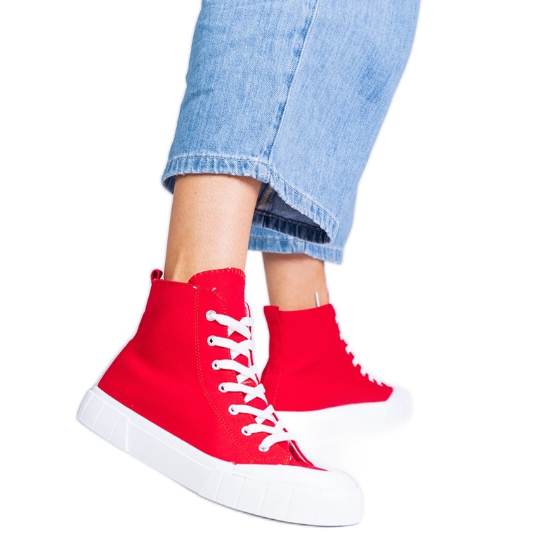 Inna Baskets montantes Citta rouges