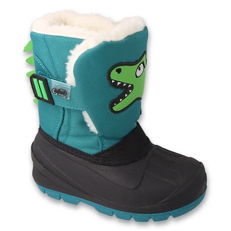 Befado chaussures pour enfants bottes de neige 160X016 vert