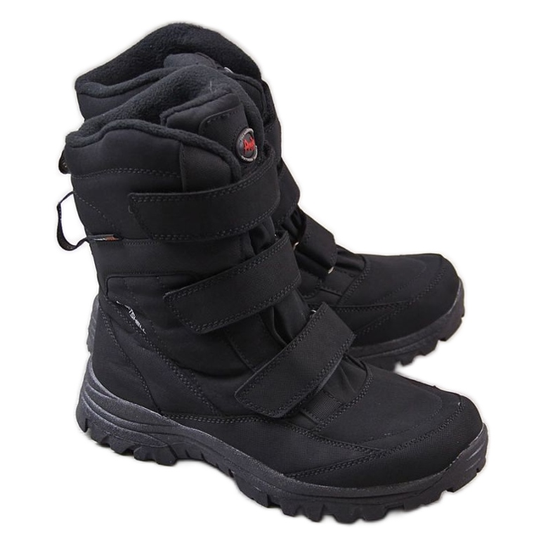 American Club Jr AM517 bottes de neige de randonnée le noir