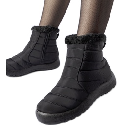 Bottes de neige isolées résistantes à l'eau Valparaiso noires