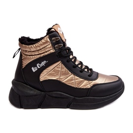 Bottes isolées pour femmes sur la plateforme Lee Cooper LCJ-23-44-1986L Or doré