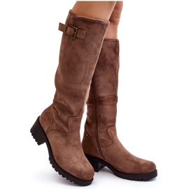 Bottines Plates Femme Daim Beige Saranai