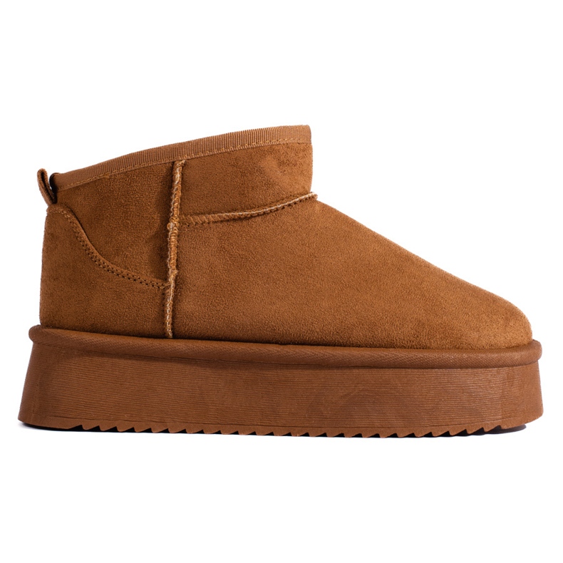 Bottines d'hiver basses femme Shelovet marron brun